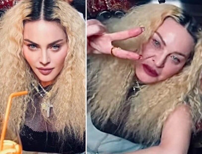 Madonna no filter 63 years old