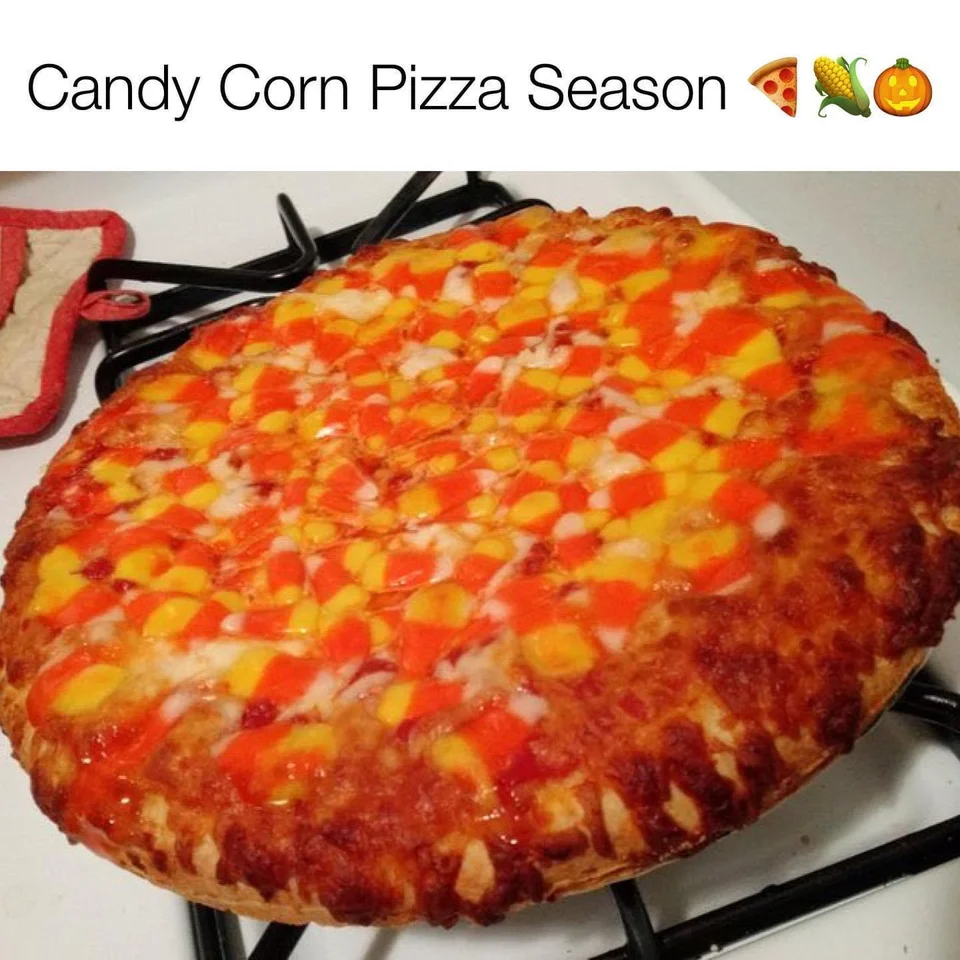 Candy Corn Pizza