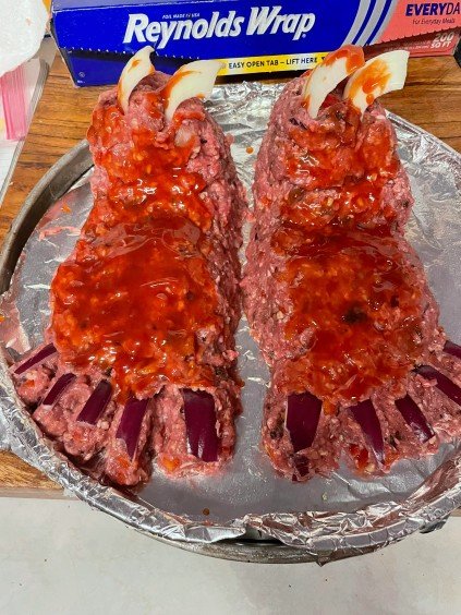 Creepy meatlof feet Creepy Feetloaf
